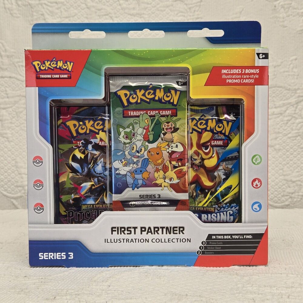 30th Celebration Pokemon TCG First Partner Illustration Box Series 3 New